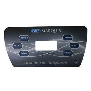 Autocollant clavier de commande TP600 Vector 21, 6 boutons
