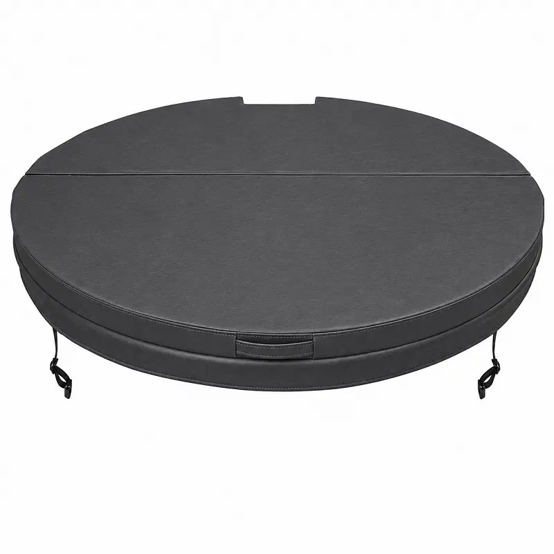 Couverture pour spa rond diamètre 213 cm, grise