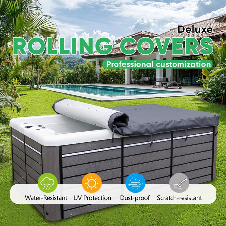 Couverture Roll-Up pour spa de nage 591,50 x 235 x R15 cm