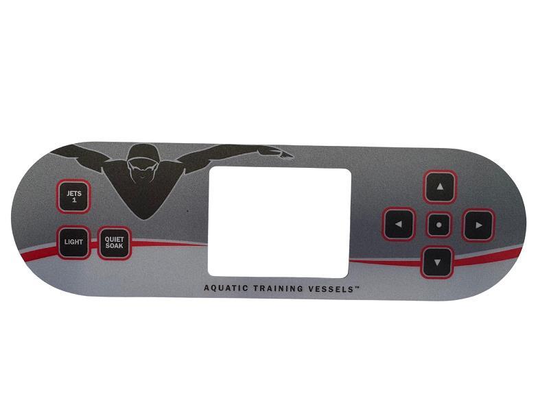 Autocollant clavier de commande TP700 Marquis ATV, 8 boutons