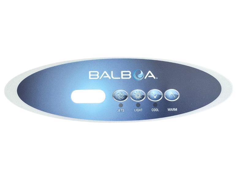 Autocollant clavier de commande VL260 Balboa, 4 boutons