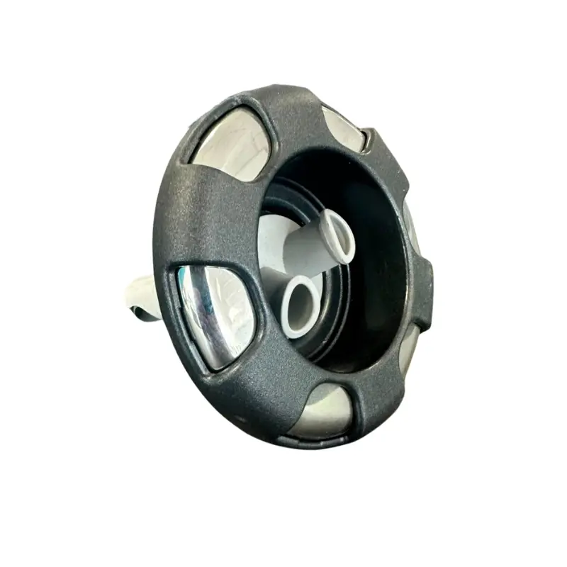Jet graphite/Inox rotatif double, 5''