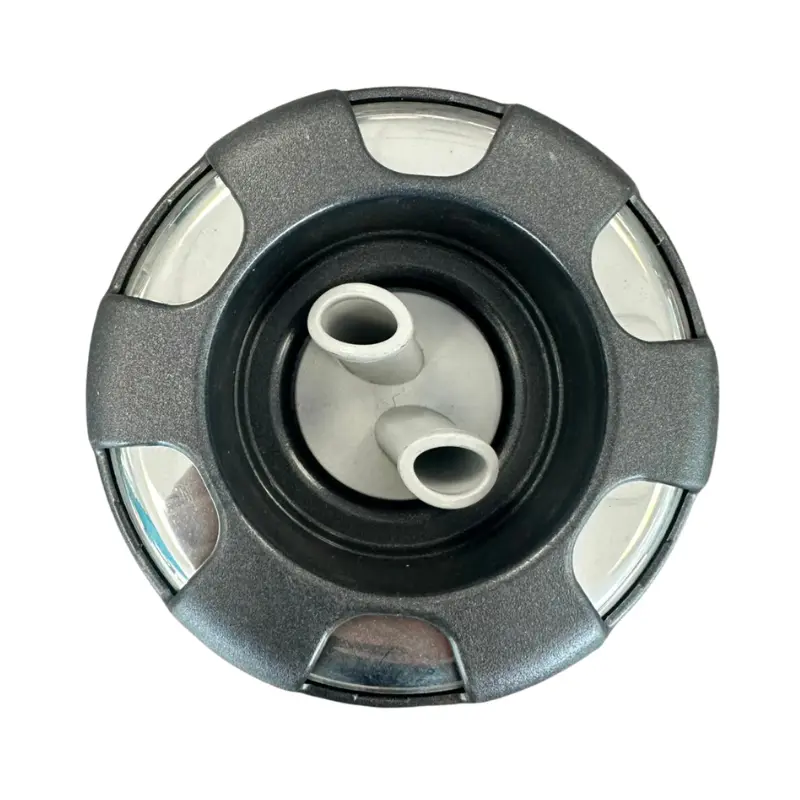 Jet graphite/Inox rotatif double, 5''