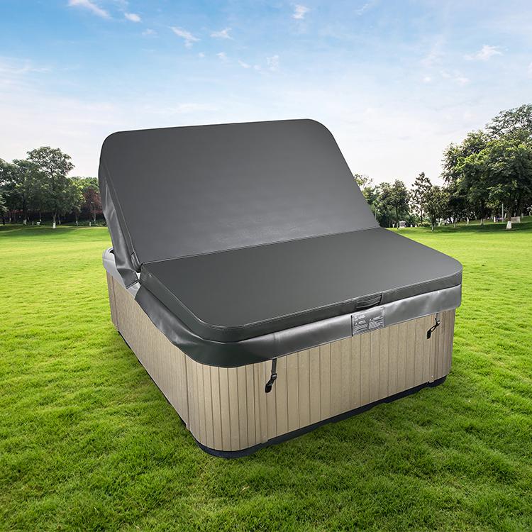 Couverture pour spa 193 x 193 x R22,86 cm, grise