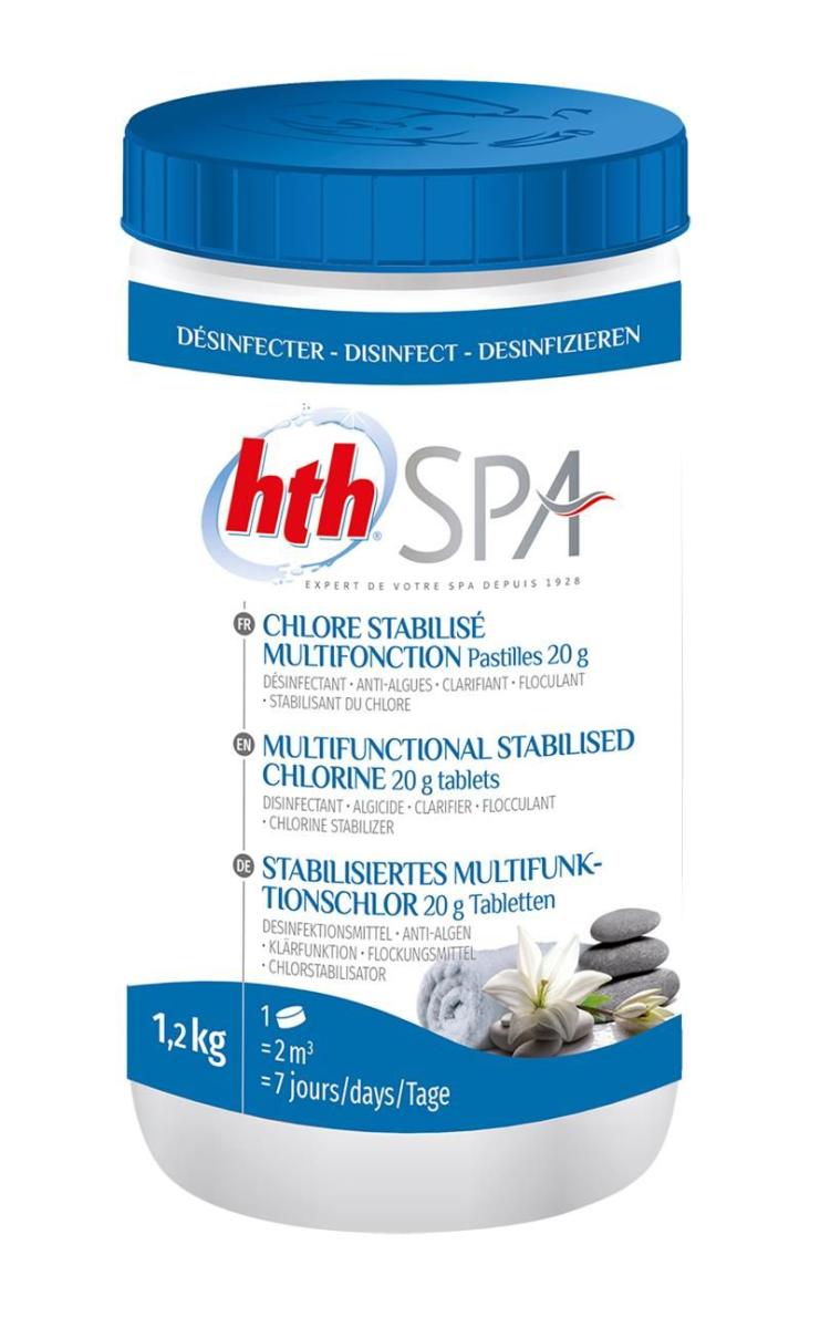 Spa chlore multifonction 20g, 1.2 kg