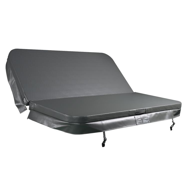 Couverture pour spa 193 x 193 x R22,86 cm, grise