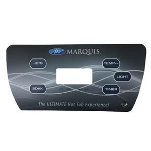 Autocollant clavier de commande TP600 Vector 21, 5 boutons