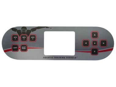 Produit Autocollant clavier de commande TP700 Marquis ATV, 10 boutons Image
