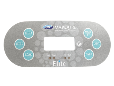 Produit Autocollant clavier de commande TP600 Celebrity Elite Marquis, 6 boutons Image