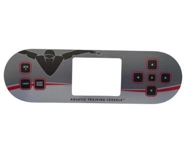 Produit Autocollant clavier de commande TP700 Marquis ATV, 8 boutons Image