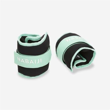 Produit Bracelets lestés avec boucle Aquagym, 2 x 0,5 Kg, vert clair Image