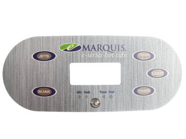 Produit Autocollant clavier de commande TP600 E-Series Marquis, 5 boutons Image