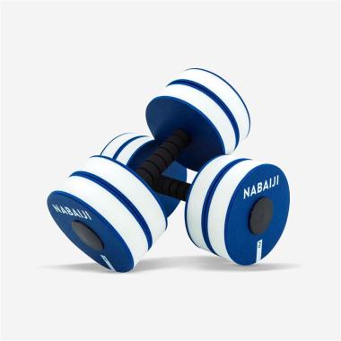 Produit Paire d'haltères aquatiques mousse aquagym, bleu blanc Image