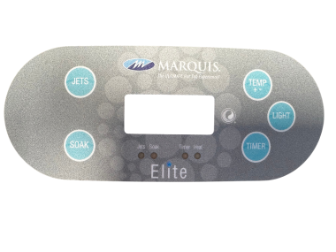 Produit Autocollant clavier de commande TP600 Celebrity Elite Marquis, 5 boutons Image
