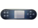 Vignette - Autocollant clavier de commande TP700, 9 boutons