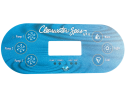 Vignette - Autocollant clavier de commande TP600 Clearwater Spas, 6 boutons