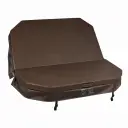 Vignette - Couverture pour spa V94L 238 x 238 cm avec pans coupés, marron
