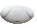 Vignette - Appuie-tête pour Fuji, Alpes, Pyrénées, Atlas et K2, Silver White