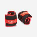 Vignette - Bracelets lestés avec boucle Aquagym, 2 x 1 Kg, orange