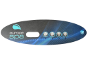 Vignette - Autocollant clavier de commande VL260 Europe Spa, 4 boutons