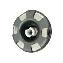 Vignette - Jet graphite/inox directionnel 3''