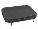 Vignette - Couverture pour spa V65L 213 x 165 cm, pans coupés, grise