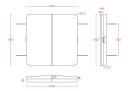 Vignette - Couverture pour spa 196 x 196 x R15,24 cm, grise