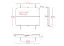 Vignette - Couverture pour spa 213 x 153 x R15.24 cm, grise