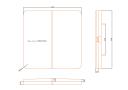 Vignette - Couverture pour spa 228 x 228 x R15,24 cm, grise