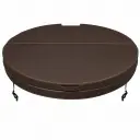 Vignette - Couverture pour spa rond diamètre 213 cm, marron