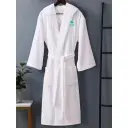 Vignette - Peignoir coloris blanc, brodé logo Europe Spa, taille L