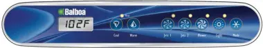 Produit Autocollant clavier de commande ML550, 7 boutons Image