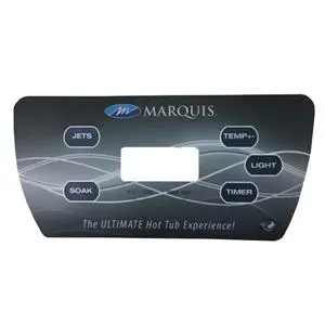 Produit Autocollant clavier de commande TP600 Vector 21, 5 boutons Image