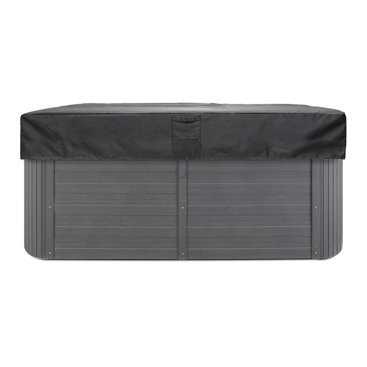Housse de protection pour spa 235 x 235 x R22.80 cm, black