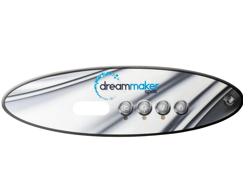 Autocollant clavier de commande VL260 Dreammaker Spas, 4 boutons