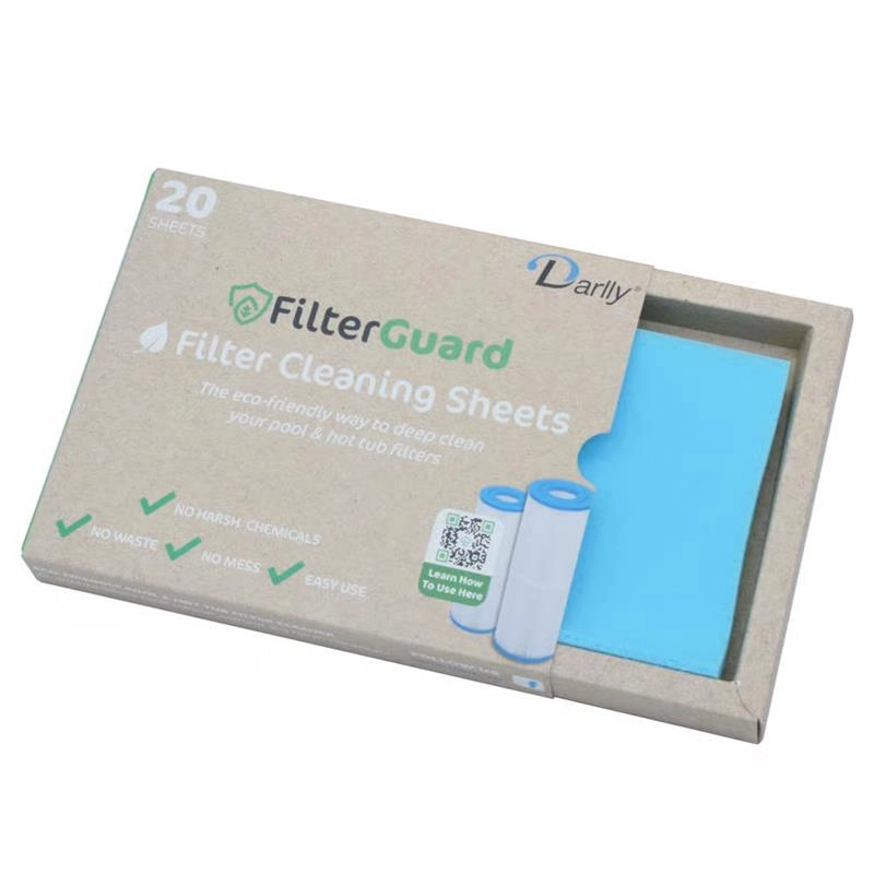 Feuilles de nettoyage pour filtre cartouche