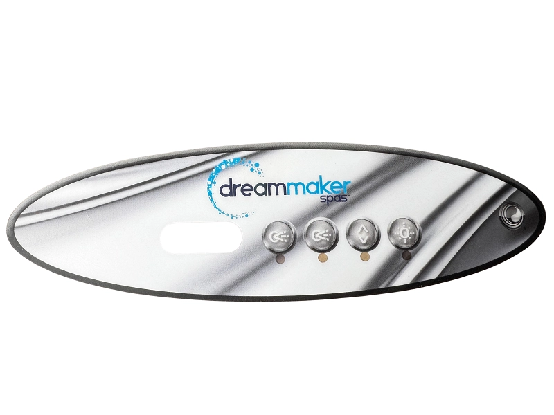 Autocollant clavier de commande VL260 Dreammaker Spas, 4 boutons